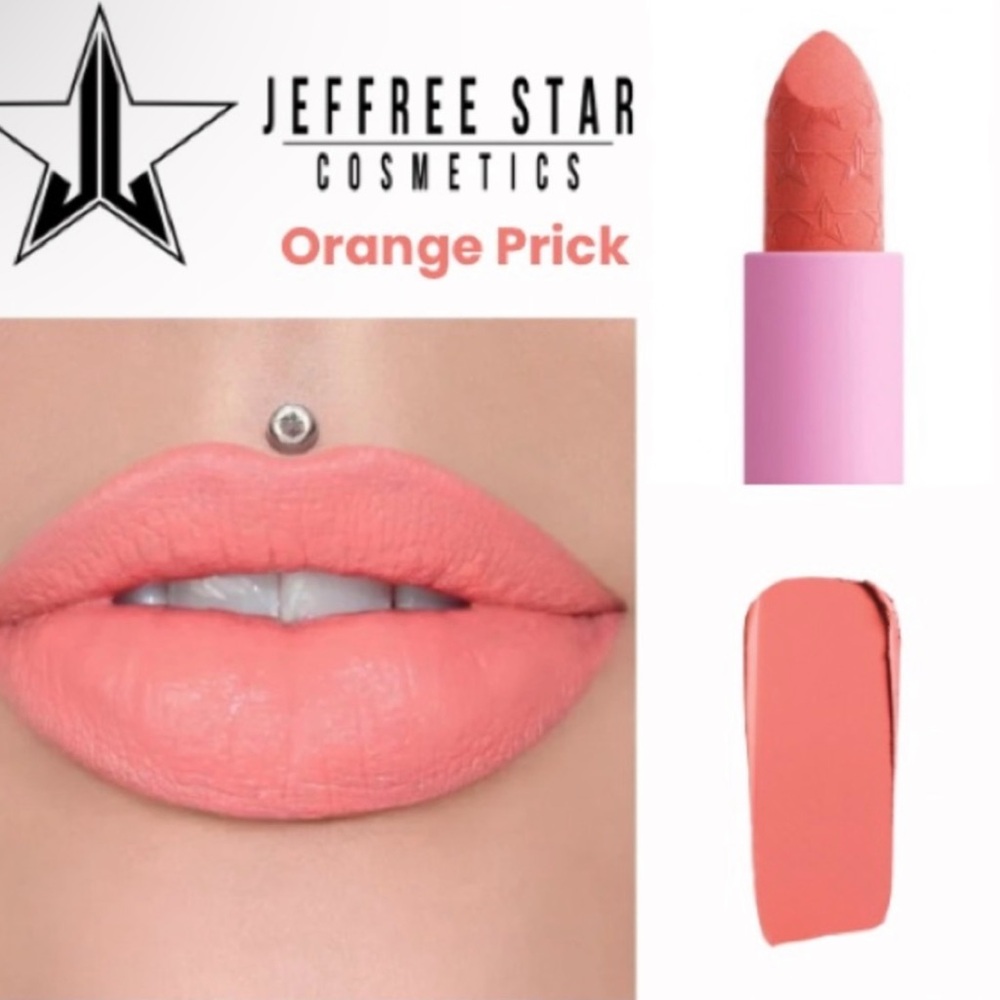Jeffree Star Orange Prick Velvet Trap Lipstick
NWT DISCONTINUED!
